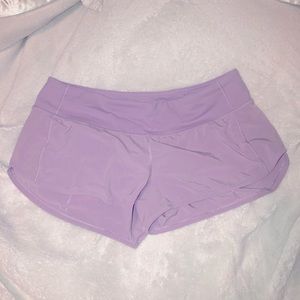 Light Purple Lululemon Shorts